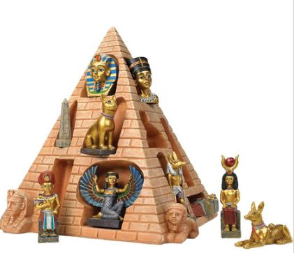 ebay: 10 ancient treasures of egypt pyramid sculpture